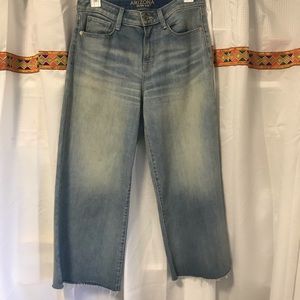 Arizona Jean co wide leg cropped jeans size 9